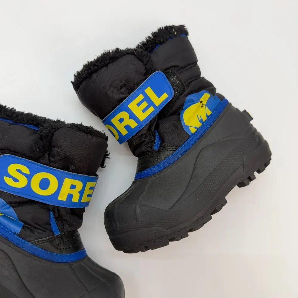 Sorel Black Snow Boots Toddler Boys 9